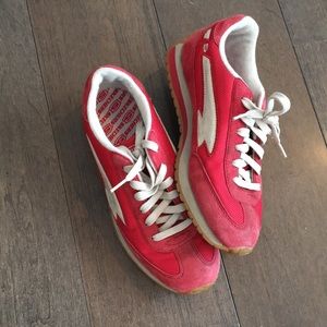 Red sketchers casual shoe - women’s size 7.5